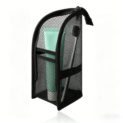 Standing Mesh Toiletry Bag | Quick-Dry Travel Pouch