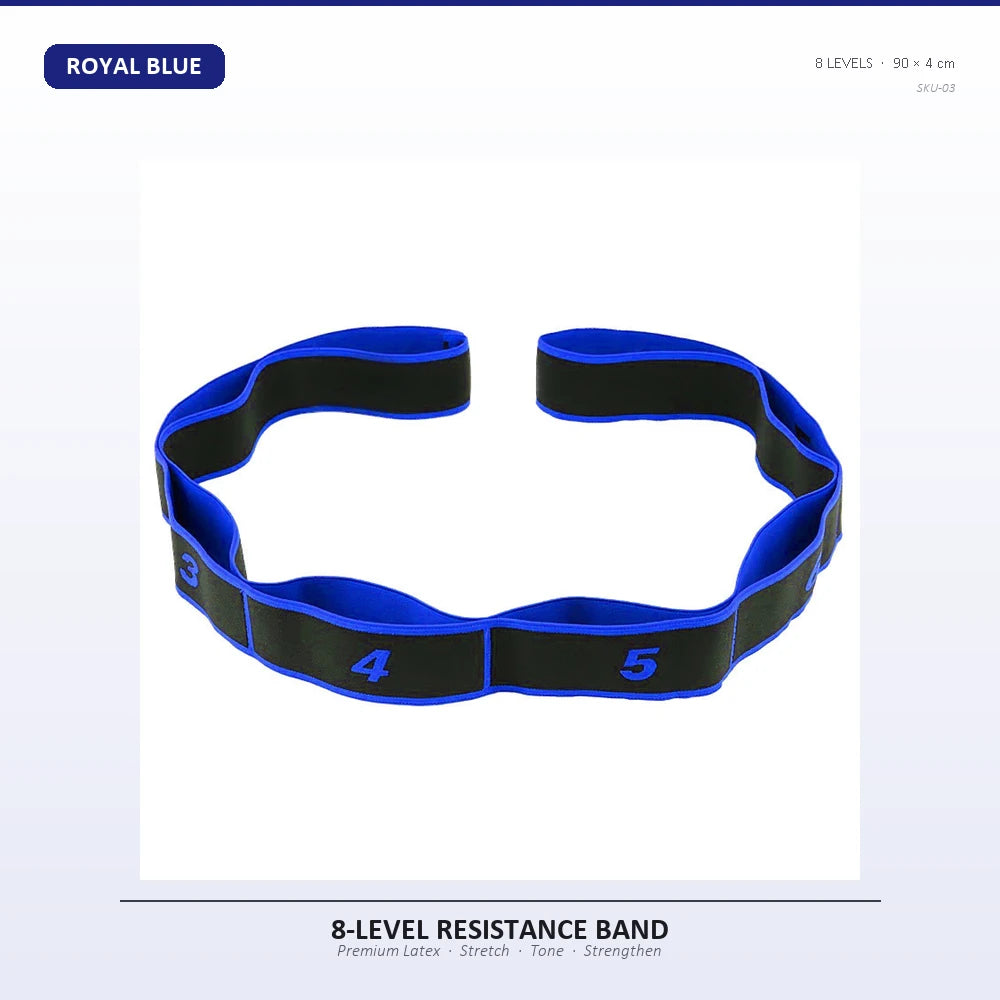 Multi-Ring Resistance Bands for Stretching & Training