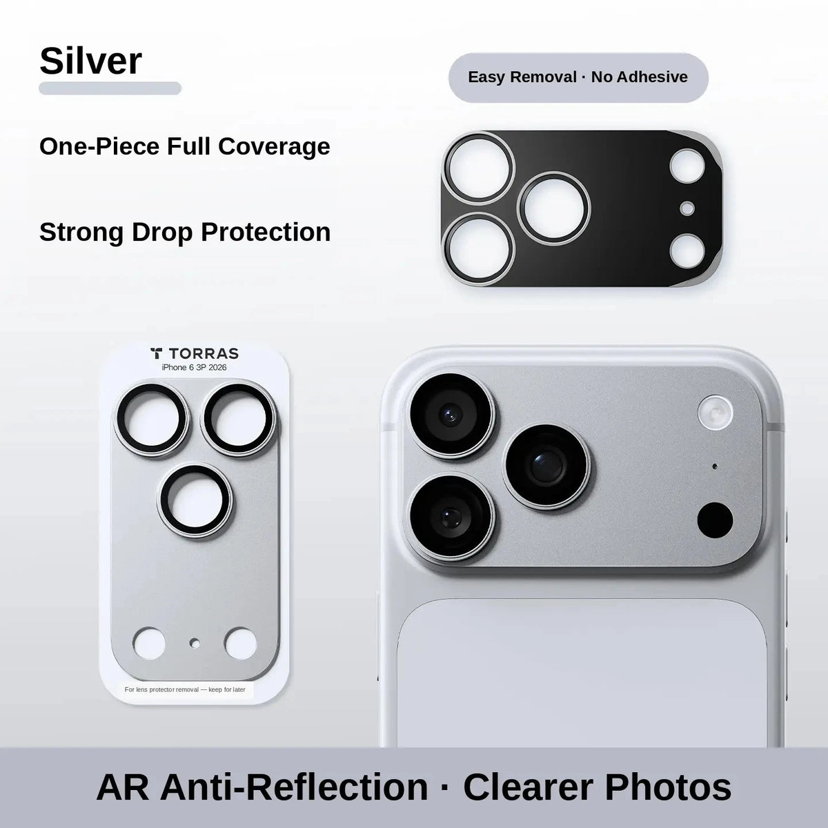 One-Piece Camera Lens Protector for iPhone | Slim & Clear