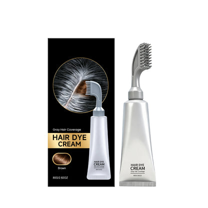 No-Mix Comb-On Hair Dye Cream – Easy Gray Coverage