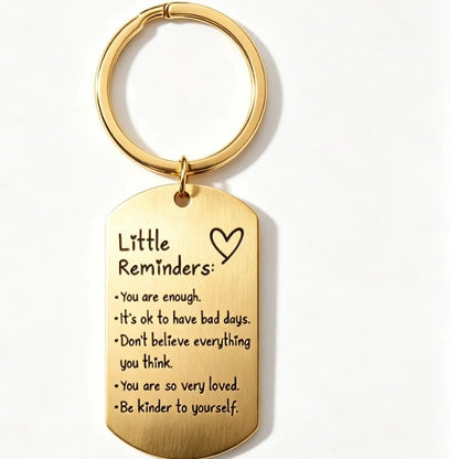 Little Reminders Inspirational Keychain with Gift Box