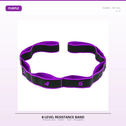 Multi-Ring Resistance Bands for Stretching & Training