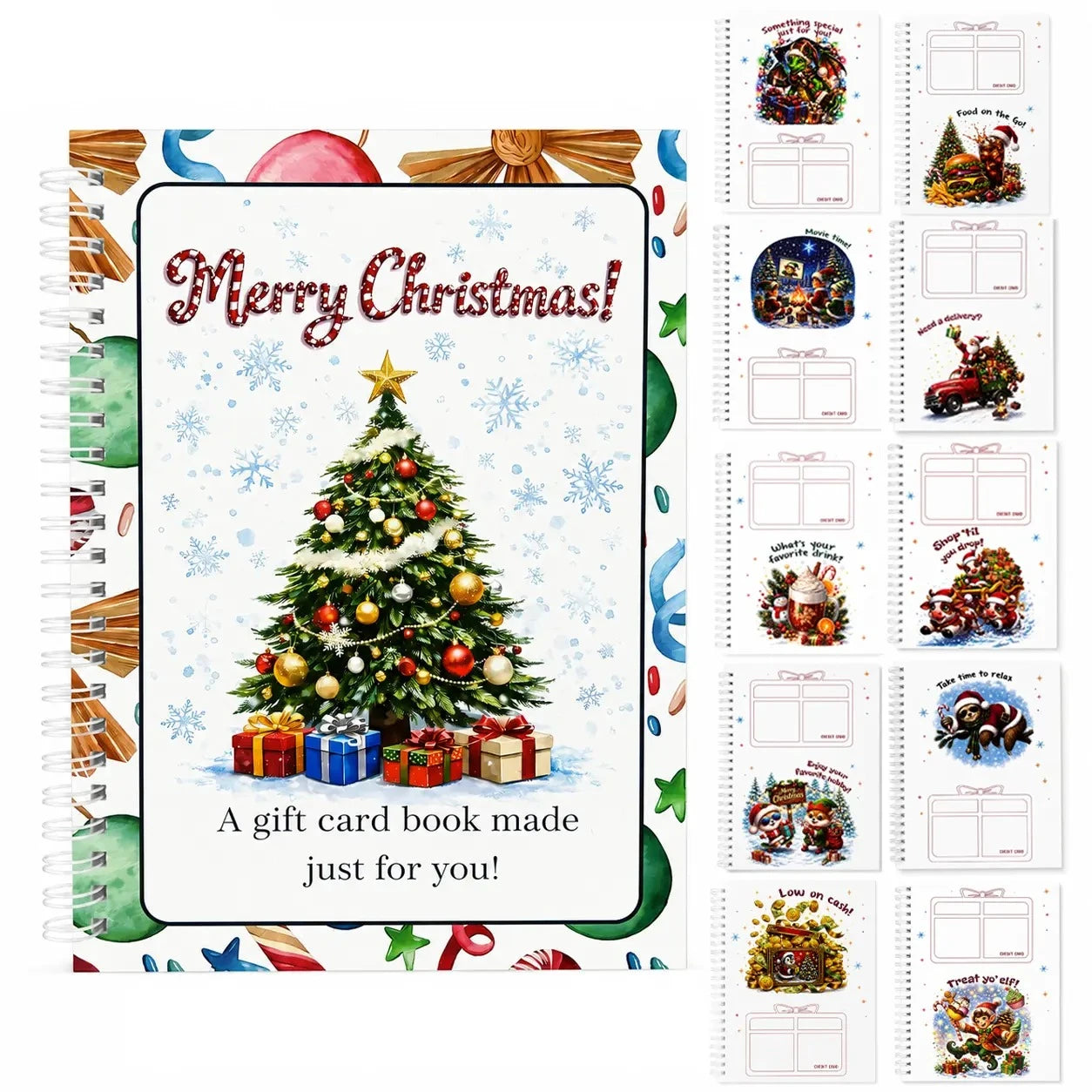 🎄 Christmas Gift Card Book – Personalized Holiday Gift