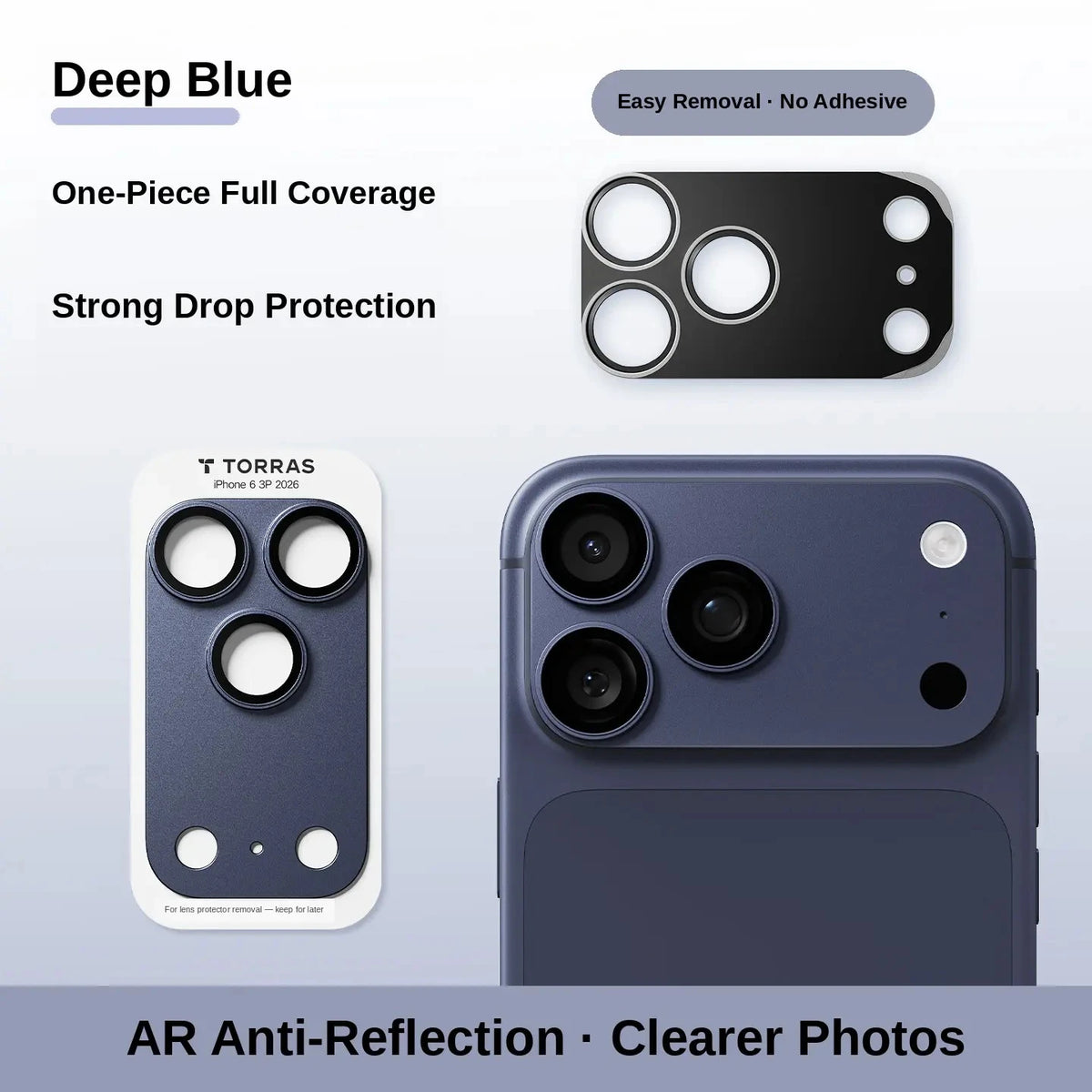 One-Piece Camera Lens Protector for iPhone | Slim & Clear