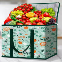 Fruit Print Mint Green