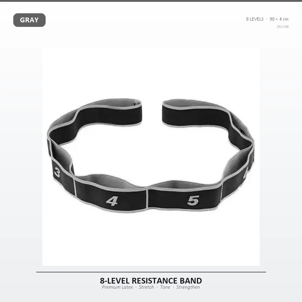 Multi-Ring Resistance Bands for Stretching & Training