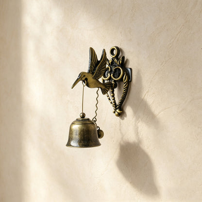 🐦 Vintage Animal Wall Bell 🔔 –Elegant Vintage Wall Accent for Home & Garden 🏡