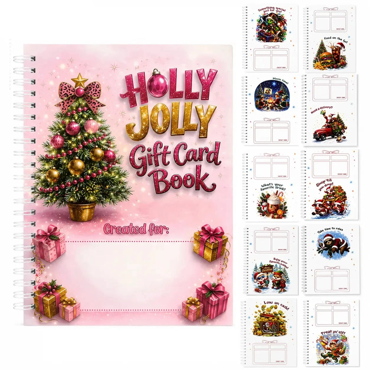 🎄 Christmas Gift Card Book – Personalized Holiday Gift