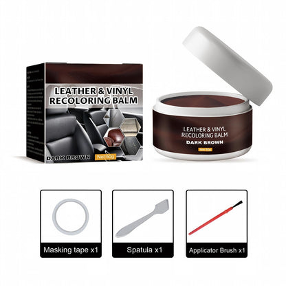 Magic Leather Color Restorer & Repair Paste for Couches, Car Seats and Bags