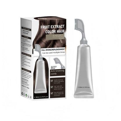 Instant Gray Coverage Hair Dye Comb