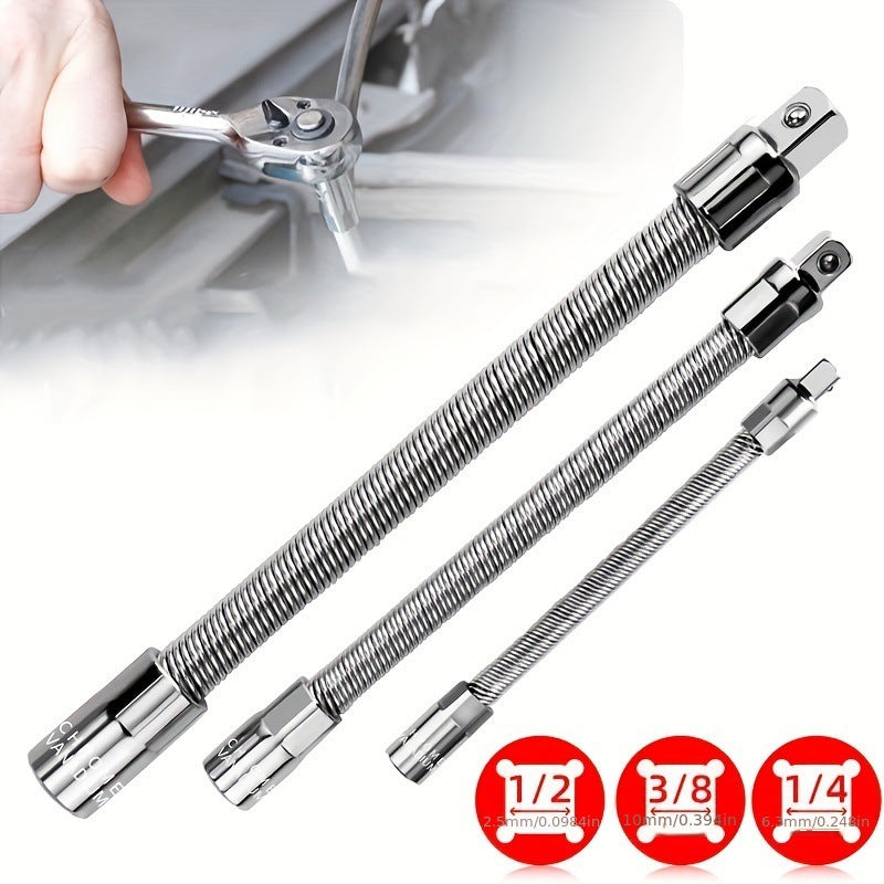 1/2 Inch 35cm Socket Ratchet Wrench & Flex Shaft Set 🔧🚗