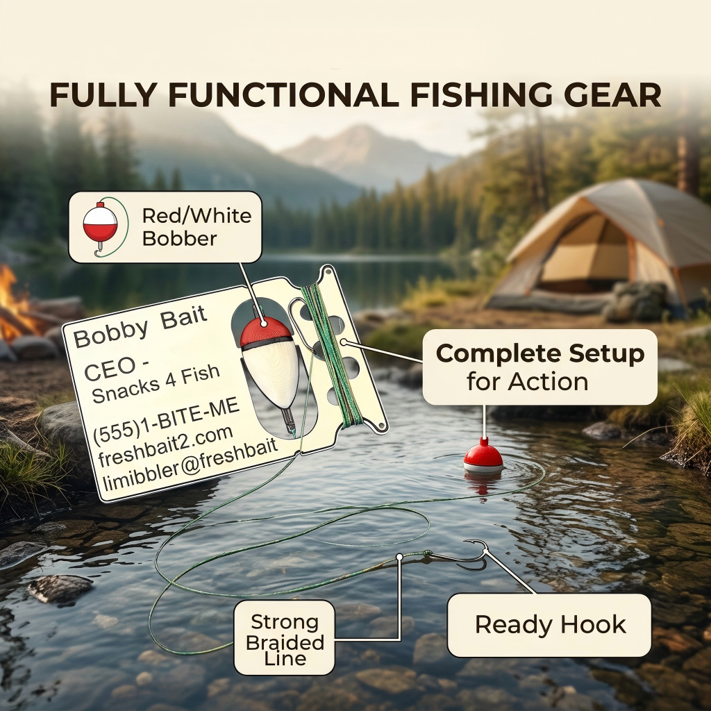 Credit Card-Sized Wallet Fishing Kit