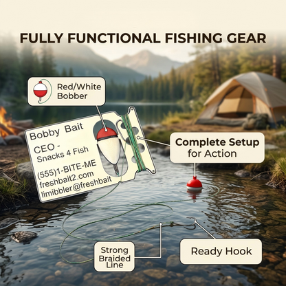 Credit Card-Sized Wallet Fishing Kit