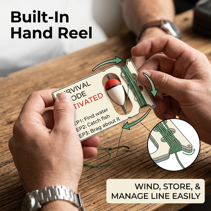 Credit Card-Sized Wallet Fishing Kit