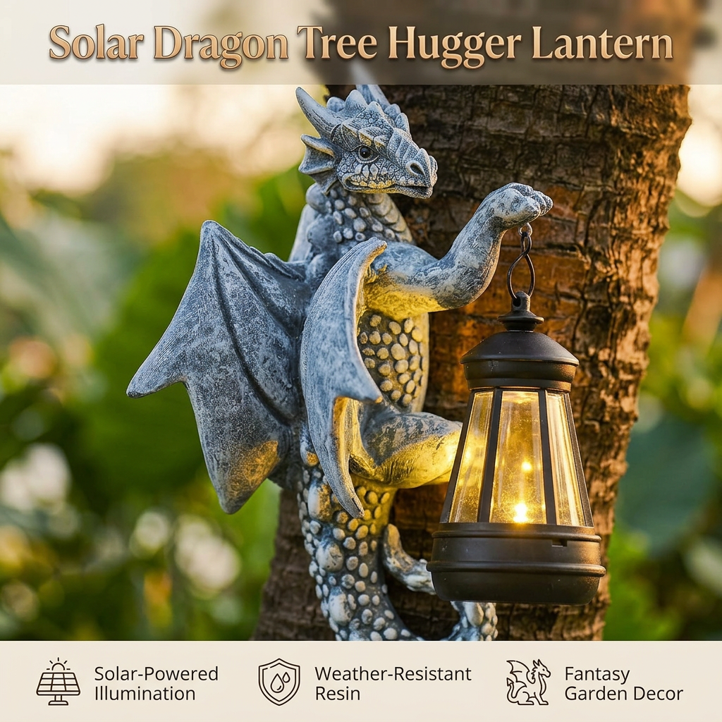 ColoSolar Dragon Tree Hugger Lantern