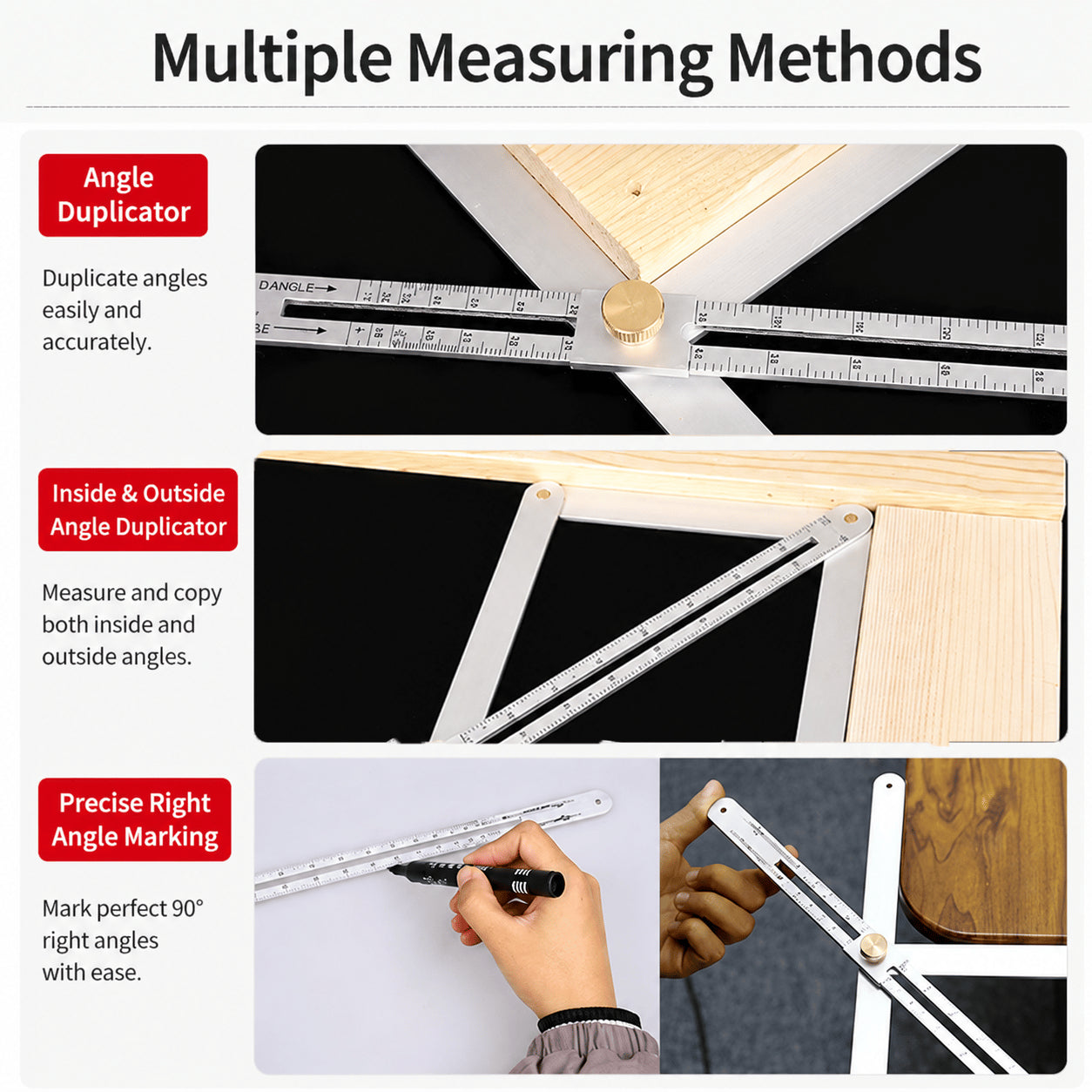 📐 Adjustable Multi-Angle Finder – Measure Once, Cut Right