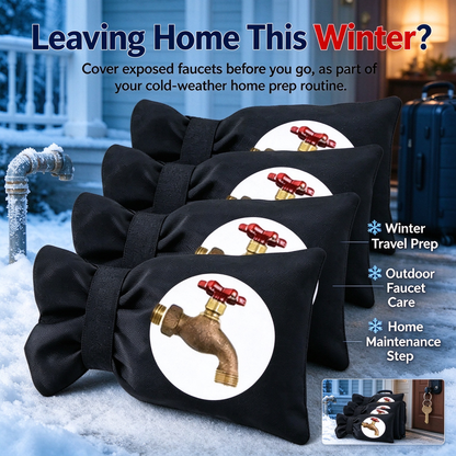 Insulated Outdoor Faucet Freeze Protection Covers（5Pcs）