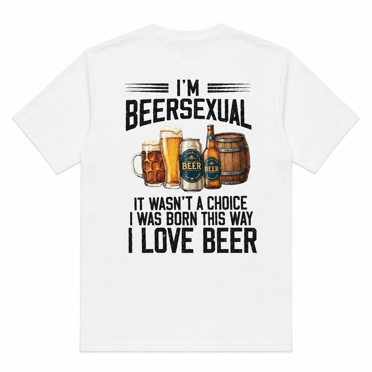 🍻 "I'm Beersexual" Graphic Tee | The Ultimate Beer Lover Tee