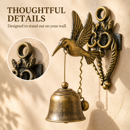 🐦 Vintage Animal Wall Bell 🔔 –Elegant Vintage Wall Accent for Home & Garden 🏡