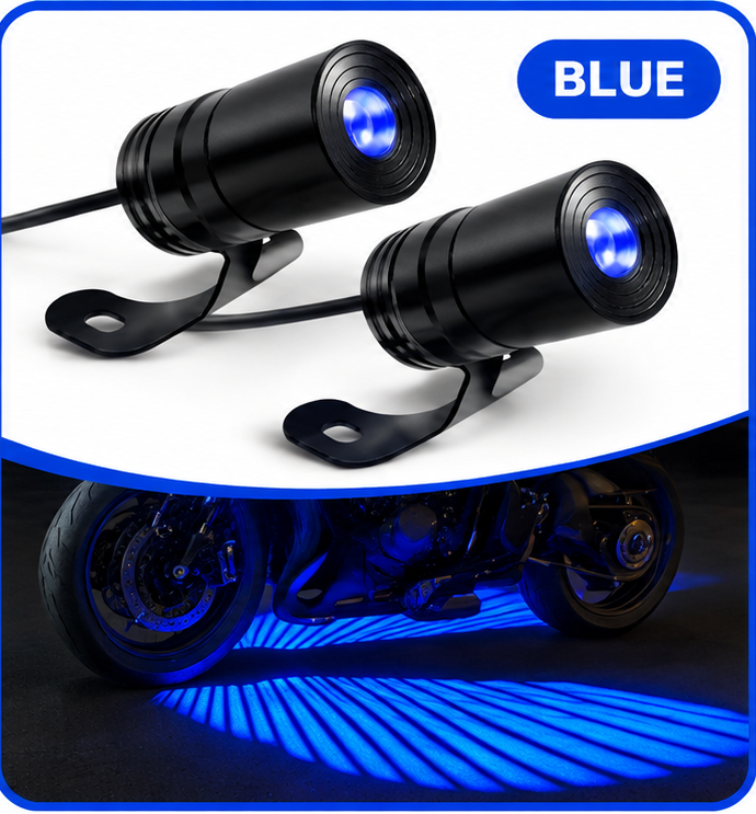 🏍️ Dual Motorcycle Laser Projector Lights