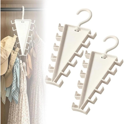 V-Shaped Double-Sided Closet Organizer Hanger
