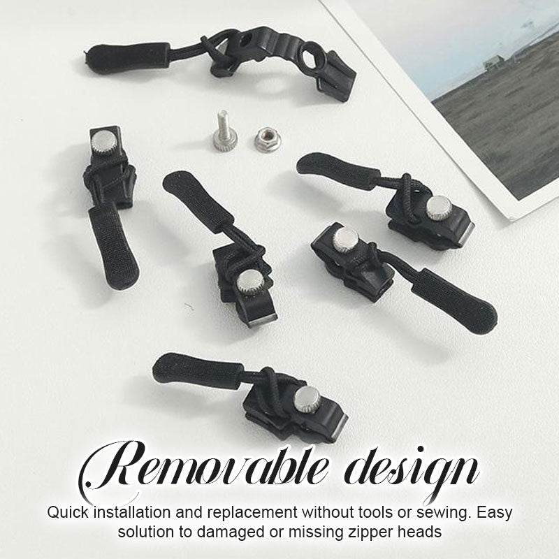 Removable zipper replacement design