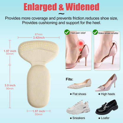 🌟 Soft Heel Cushion Pads 👣 Anti-Slip Comfort Protection