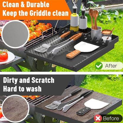 🍖 Silicone BBQ Side Shelf Mat – Clean Grill, Easy Cook 🔥