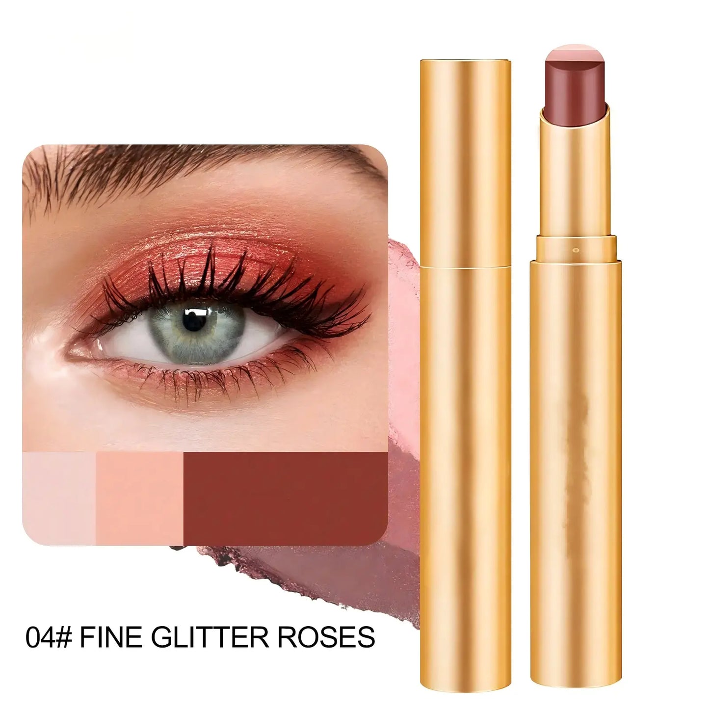 ✨ Tri-Color Gradient Eyeshadow Stick