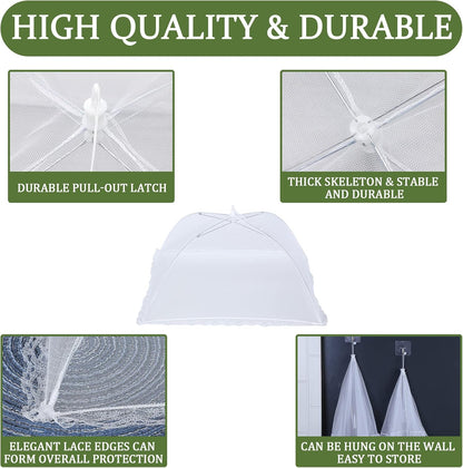 🧺  Foldable Mesh Food Cover — Keep Bugs Out & Freshness In 🌿✨