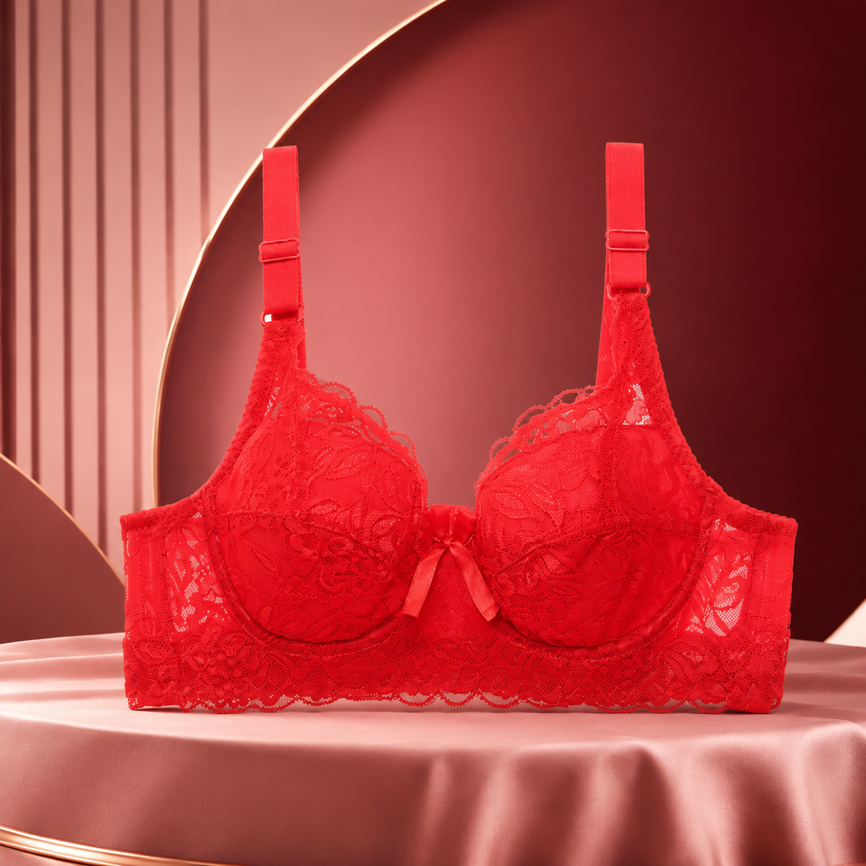 💖 Fall in Love with Your Silhouette: Ultra-Lifting Lace Bra