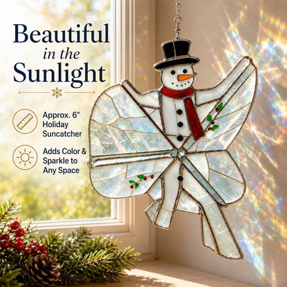 ⭐ The Ultimate Holiday DIY Gift:  3D Iridescent Glass-Style Christmas Suncatcher Ornament Kit 🎄❄️