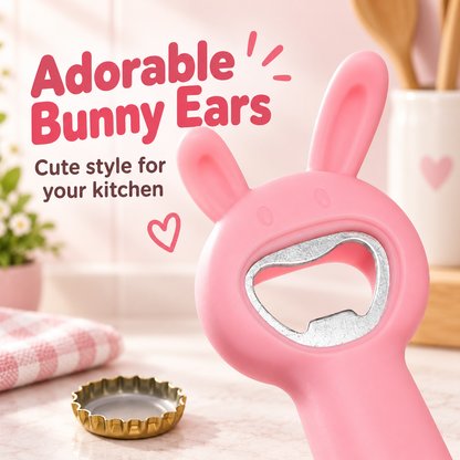 🔧🐰4-in-1 Multifunctional Rabbit-Shaped Bottle and Jar Opener