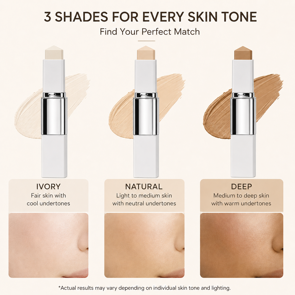 🪄Chameleon 2-in-1 Color-Changing Foundation Stick