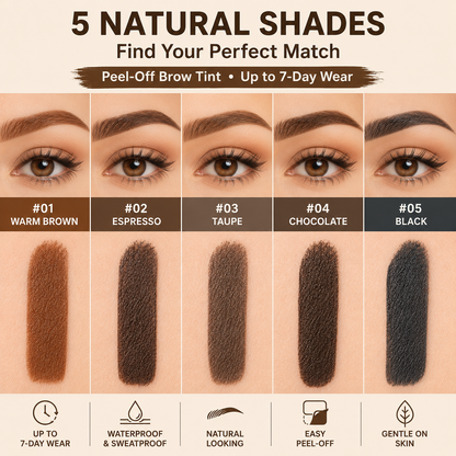 ✨ Peel-Off Brow Tint | 7-Day Wear | Waterproof