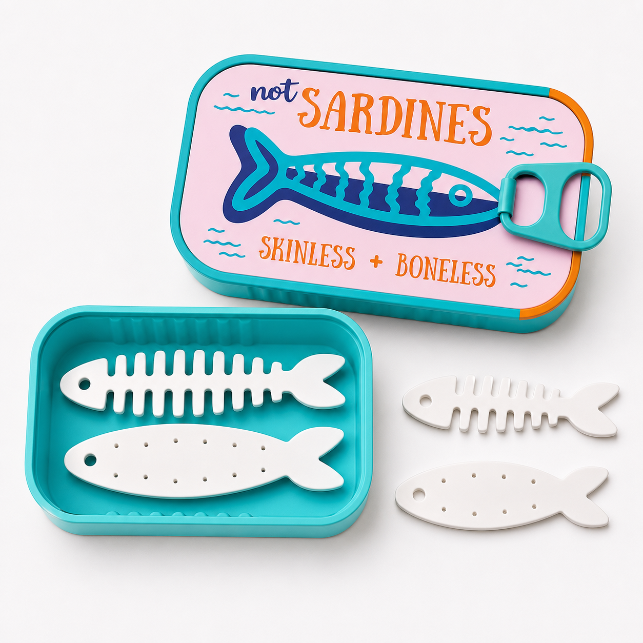 🐟 Sardine Can Daily Jewelry Case | Compact Mini Organizer 🐟