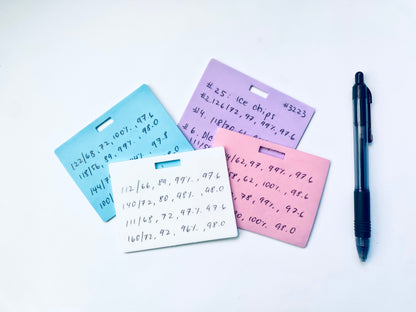 🩺Erasable Badge Note(🖊️Write. Wipe. Repeat.)