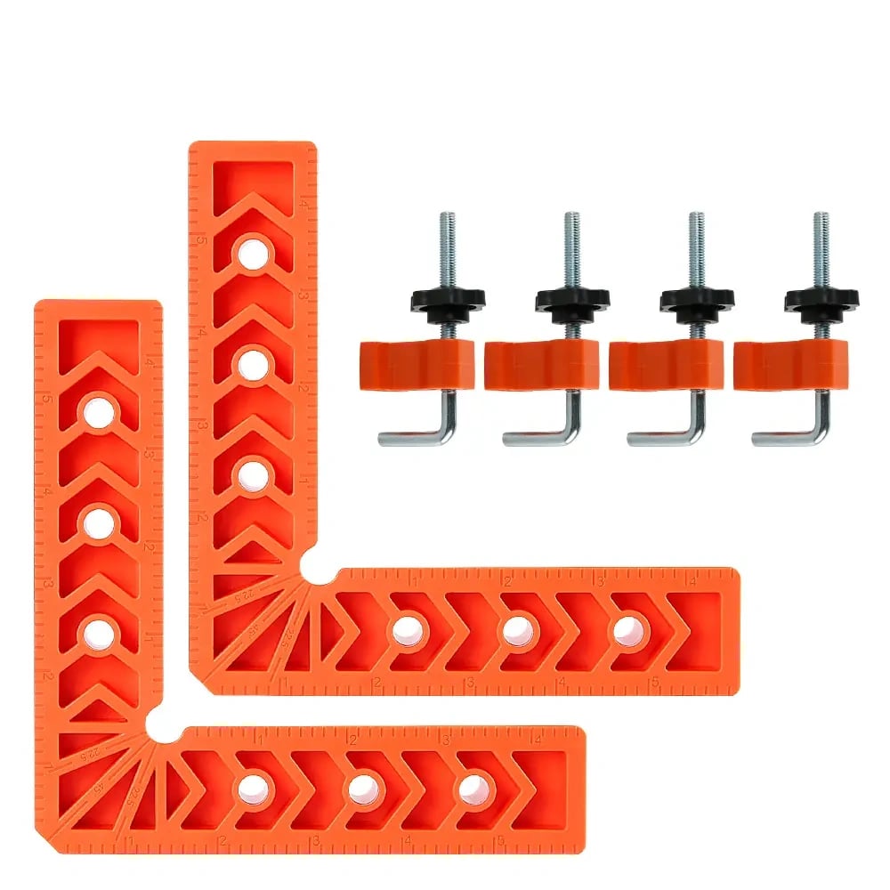 🔧 4PCS Right Angle Clamp Kit 📐 Perfect Corner Alignment Tool