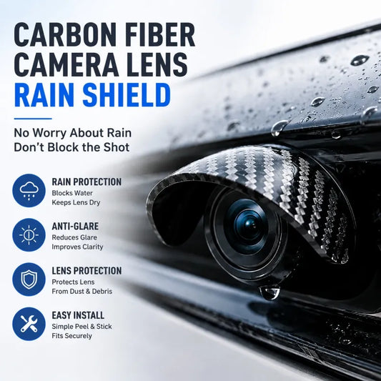 🌧️ Universal Car Camera Rain Shield – Clearer Rear View in Rain & Splash 🚗
