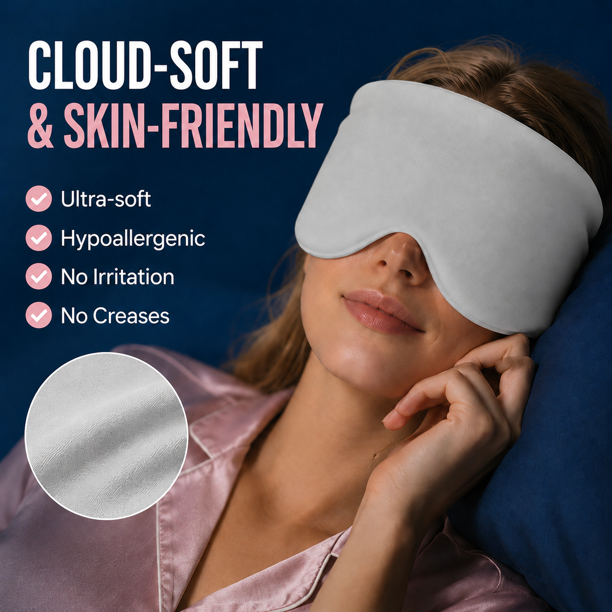 CloudRest Silk Touch Sleep Mask🌙