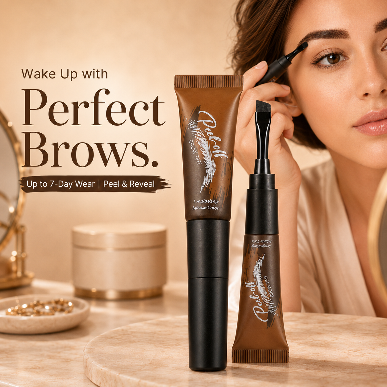 ✨ Peel-Off Brow Tint | 7-Day Wear | Waterproof