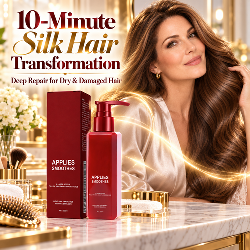 💆‍♀️ Keratin Hair Smoothing Essence - Deep Repair & Anti-Frizz Cream
