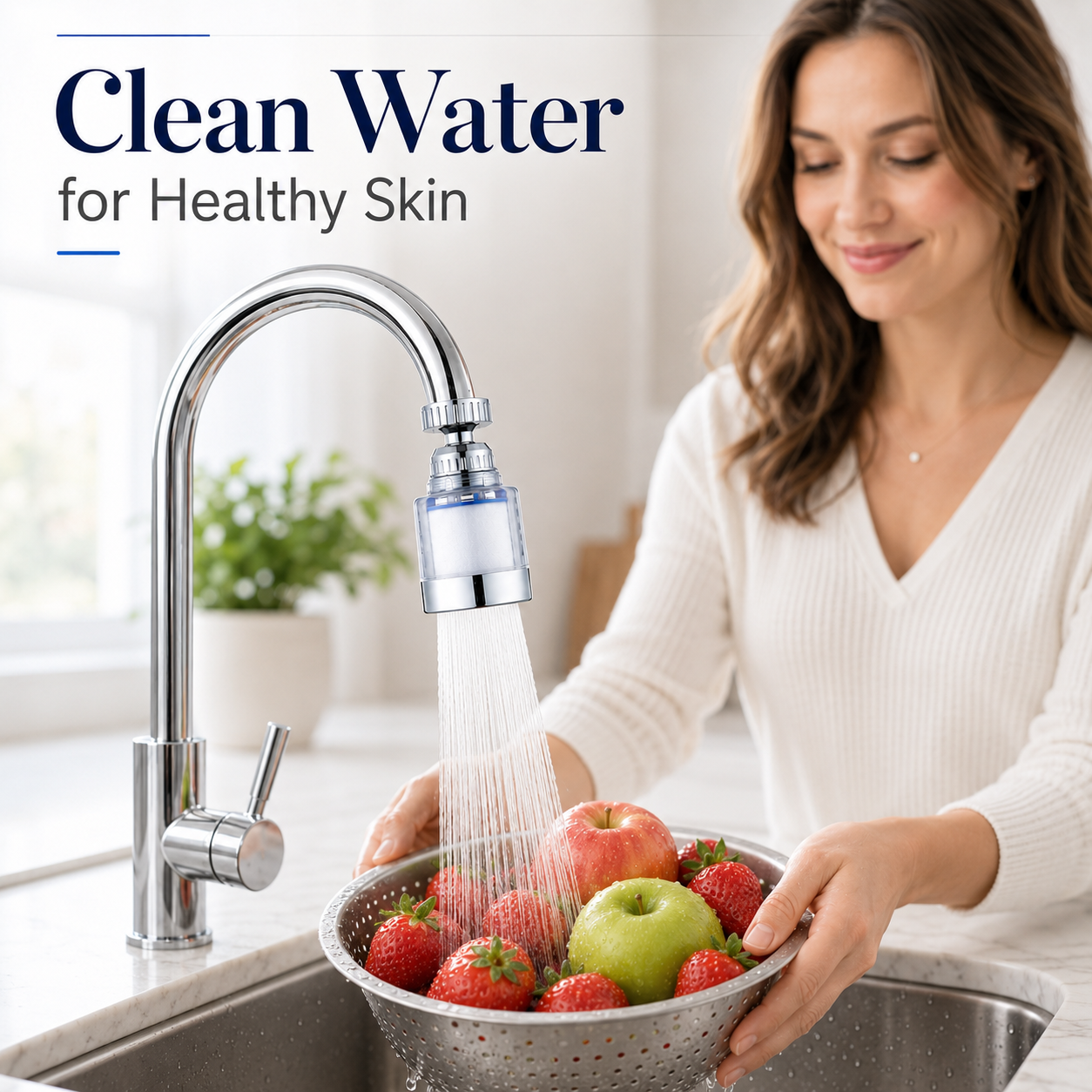💧 360° Swivel Water Purifier & Aerator