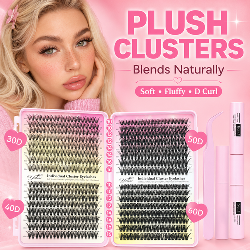 💖 All-in-One Eyelash Book (32 Rows / 640 Clusters)