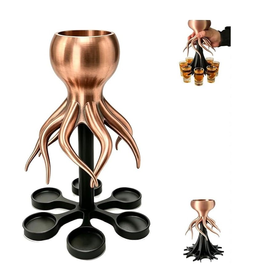 🐙 3D Printed Kraken Drink Dispenser – Pour with a Twist! 🍹