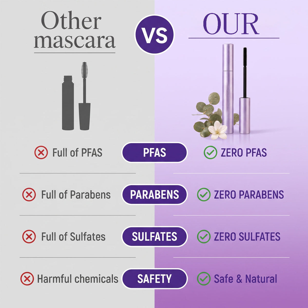 ✨ PrimeLash Nourishing Mascara – Instant Volume & Length for Mature Lashes