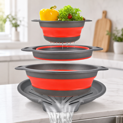 🌊Foldable Drain Basket Set - with Drain Base