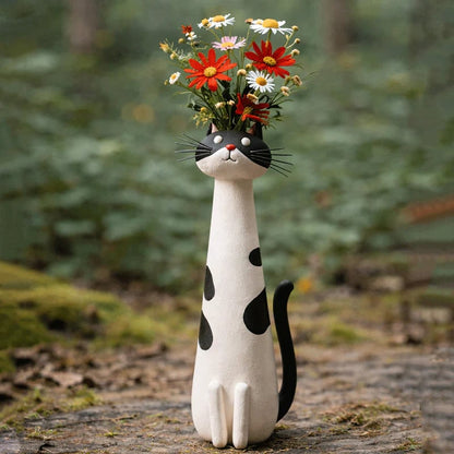 🐱 Quirky Cat Vase 🌸 Cute Home Decor