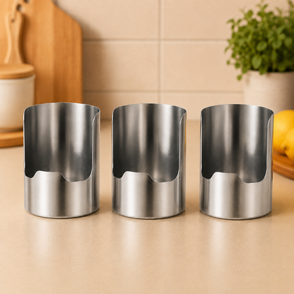 🔥Last Day 50% OFF - 🍴Thickened Stainless Steel Utensil Organizer, Rust Resistant Easy to Clean