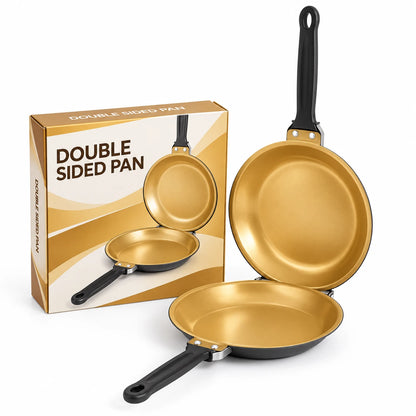 Double Sided Omelet Pan for Camping and Everyday Breakfasts